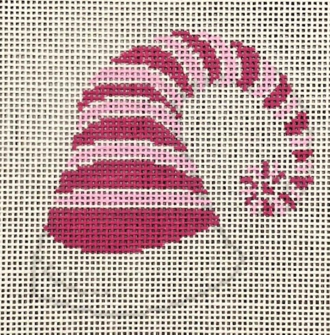 ASIT443 Pink Striped Hat - 18 Mesh