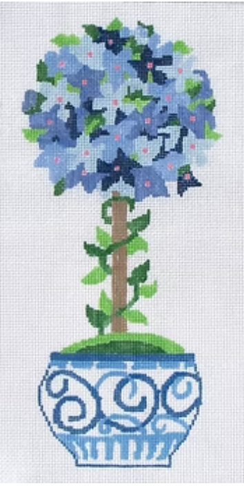14F Blue Hydrangea Topiary