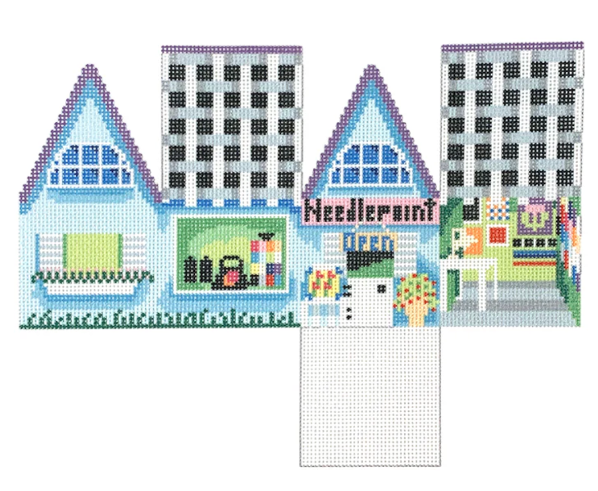 TS393 Needlepoint Shop Cottage