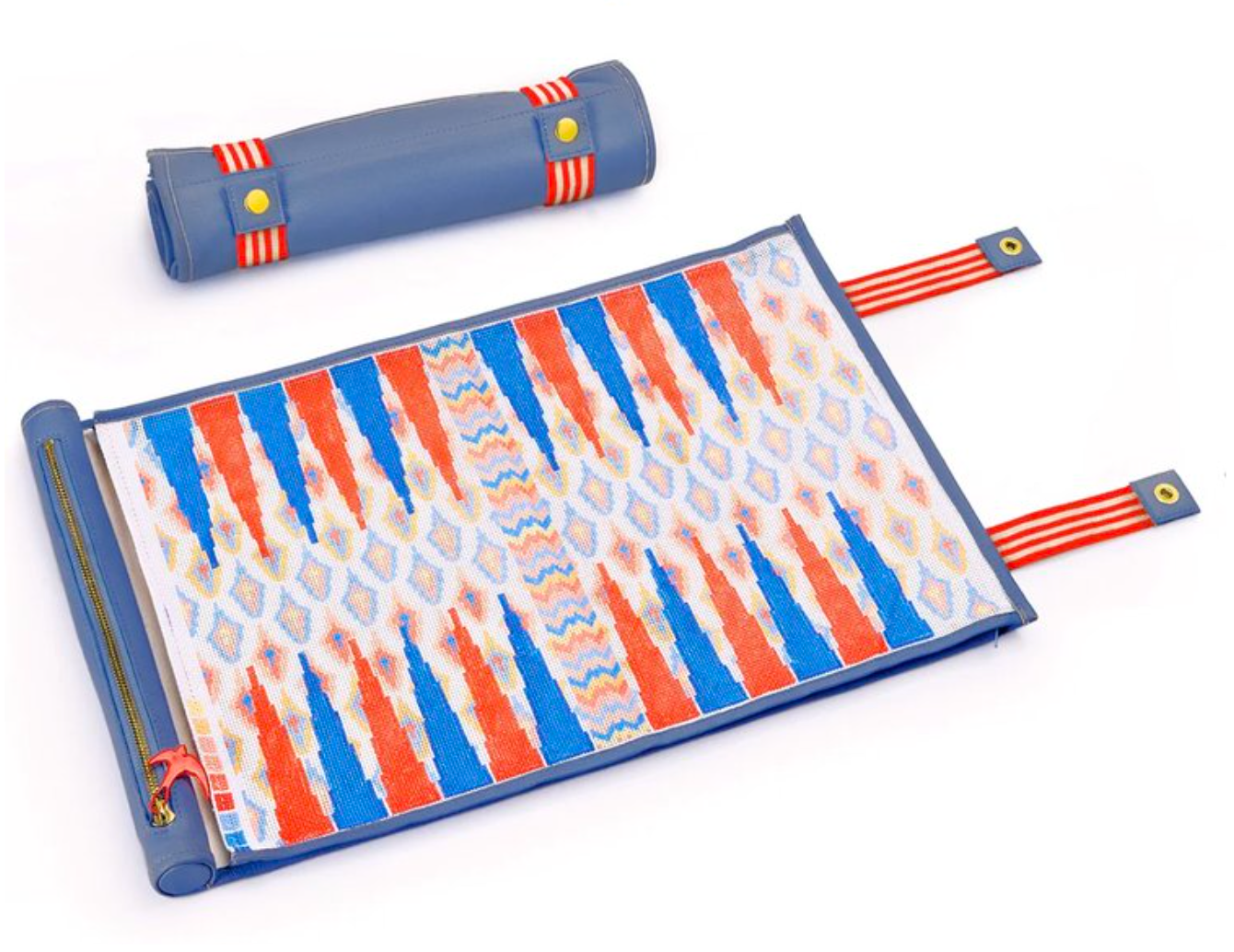 AFC01 Ikat Corroon Travel Backgammon Board