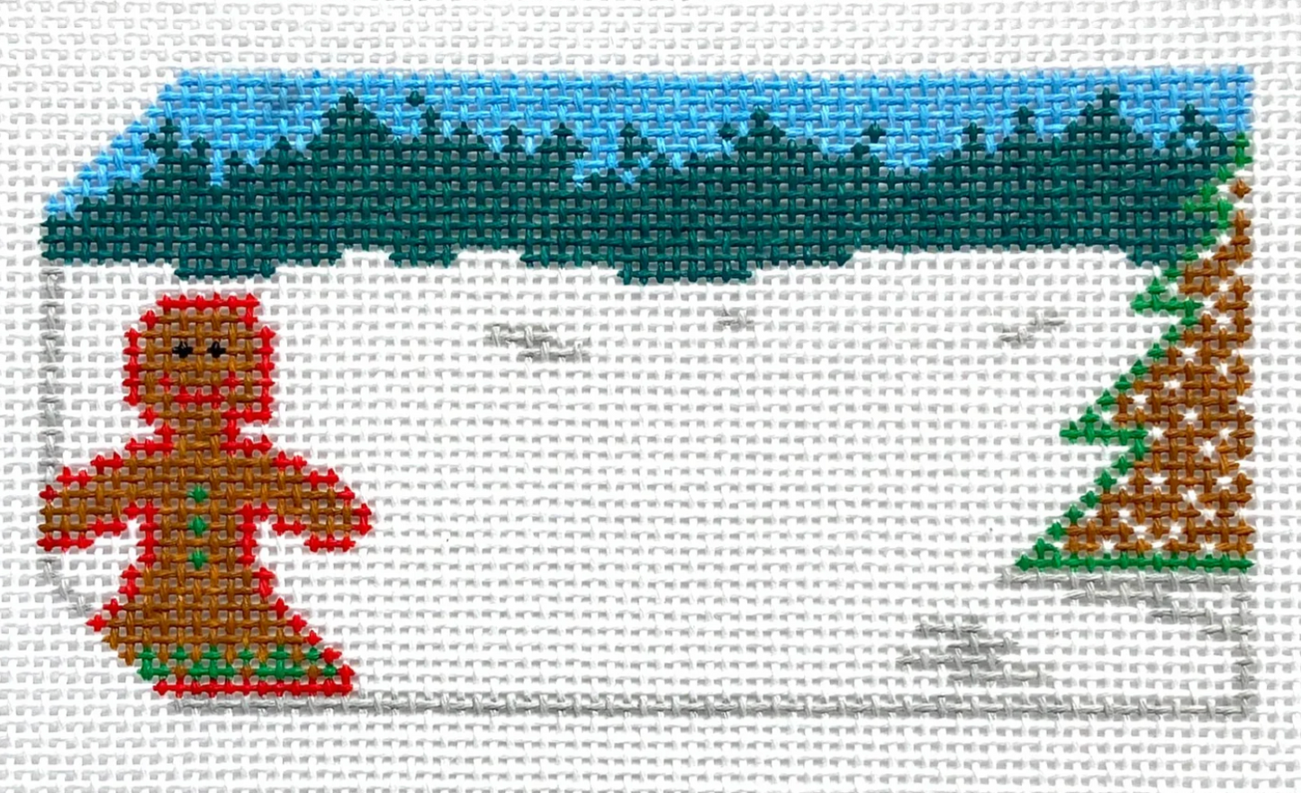 AOK140 Gingerbread Girl Stocking Name Tag