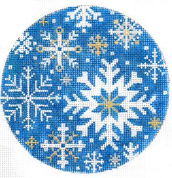 XO-173V Snowflakes on Blue