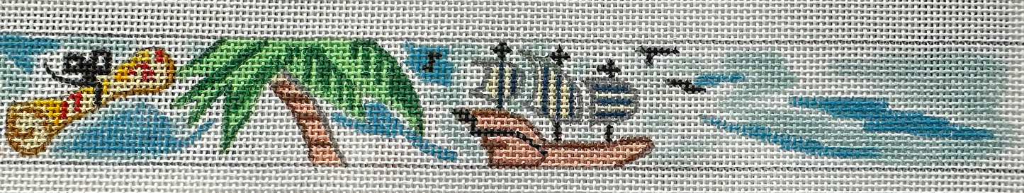 294 Pirate Scene Belt