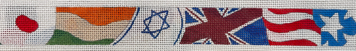 214b Waving International Flags Belt