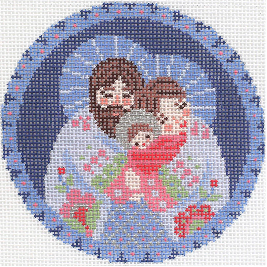 AC136 Holy Family Creche in Lavender