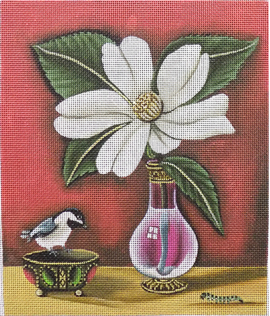 CN1516 Chickadee and Vase