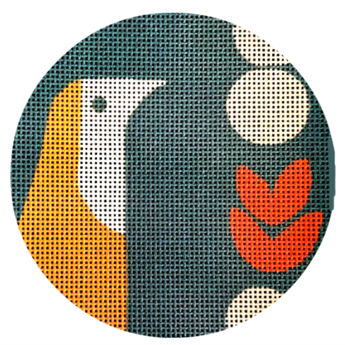 70669 Mid Century Modern Bird Ornament