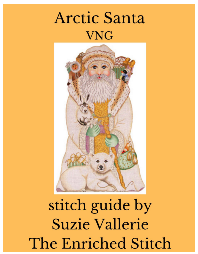 Stitch Guide for World Traveler Santa 2024 by Amanda Lawford AL7071