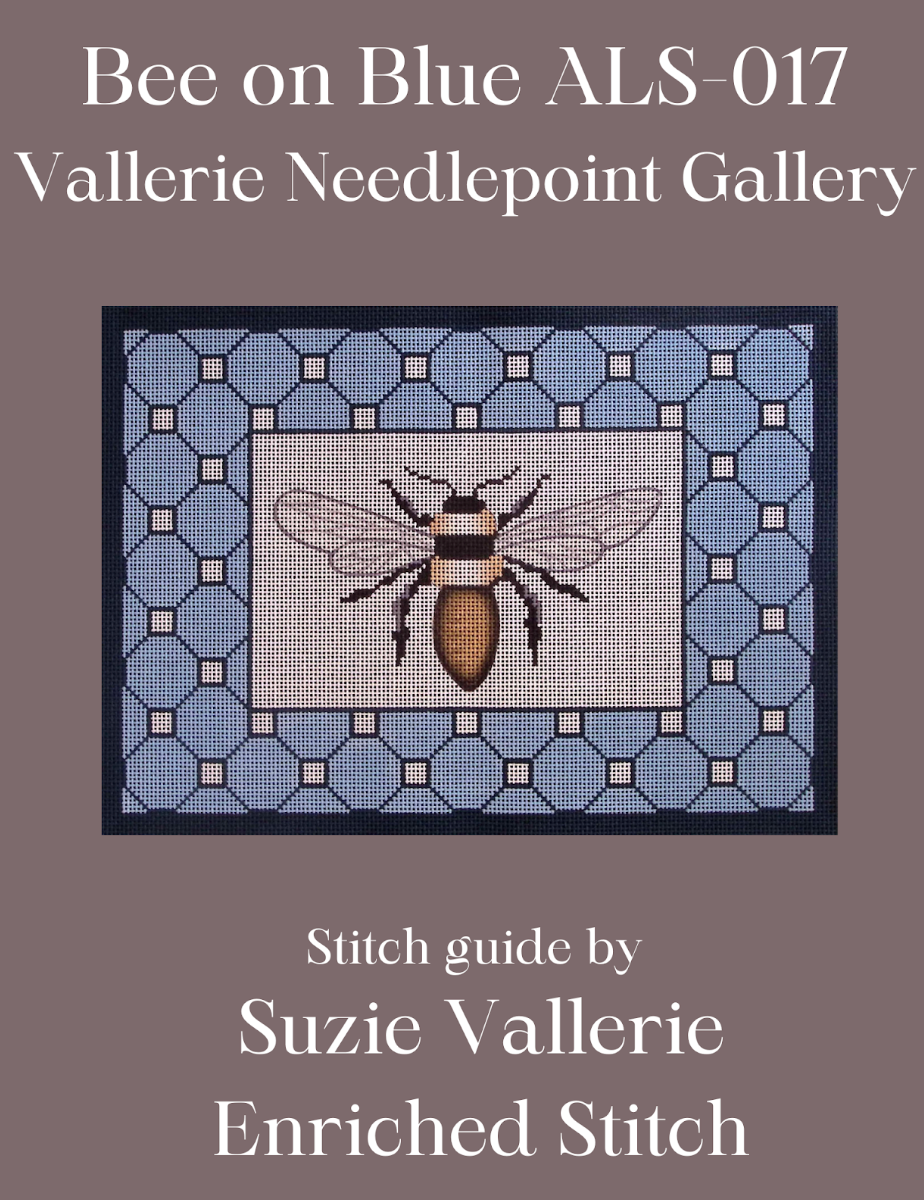 ALS-017 Bee on Blue Stitch Guide