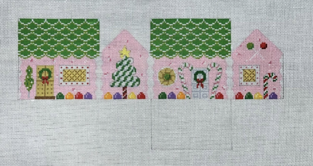 6263 Lime Slice And Peppermint 3D Gingerbread House