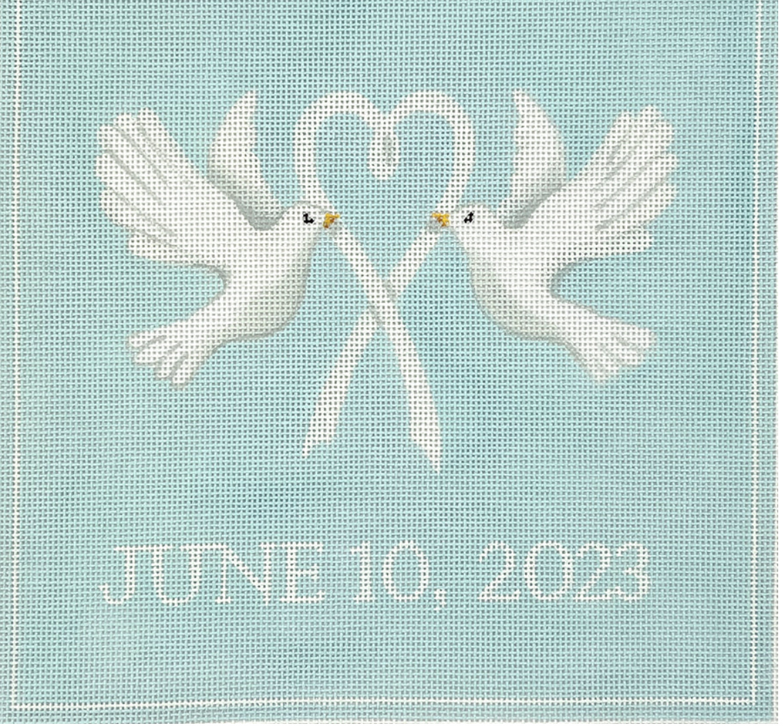 PL-574 Ring Bearer Doves Pillow