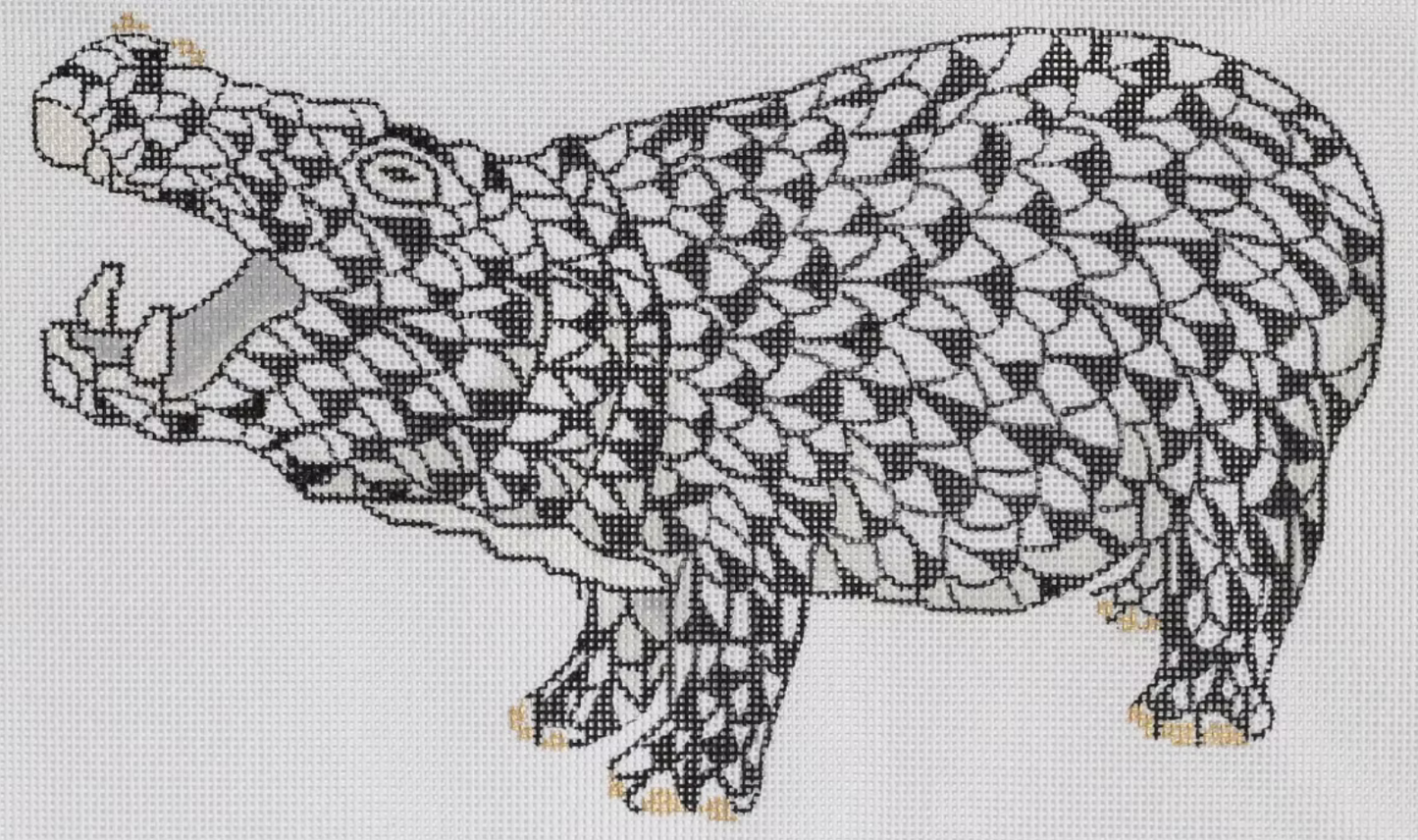 SST-41 Fishnet Hippo - Black