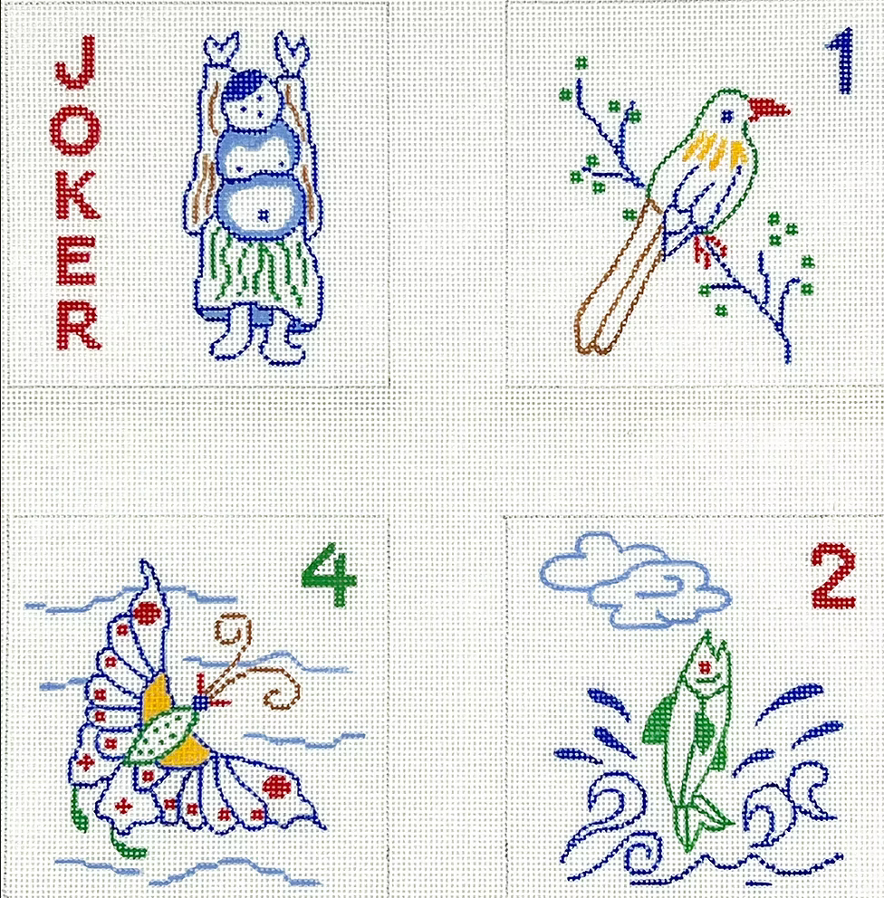 CO4-60 Mahjong Tiles Coasters