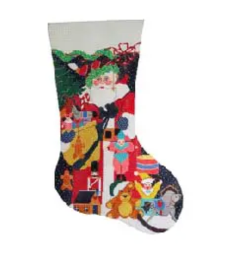 ST-CS-25 Santa's Bag Full of Toys Stocking