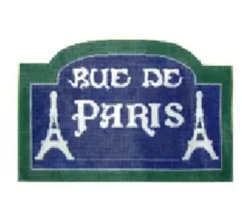ST-P103 Rue de Paris Street Sign
