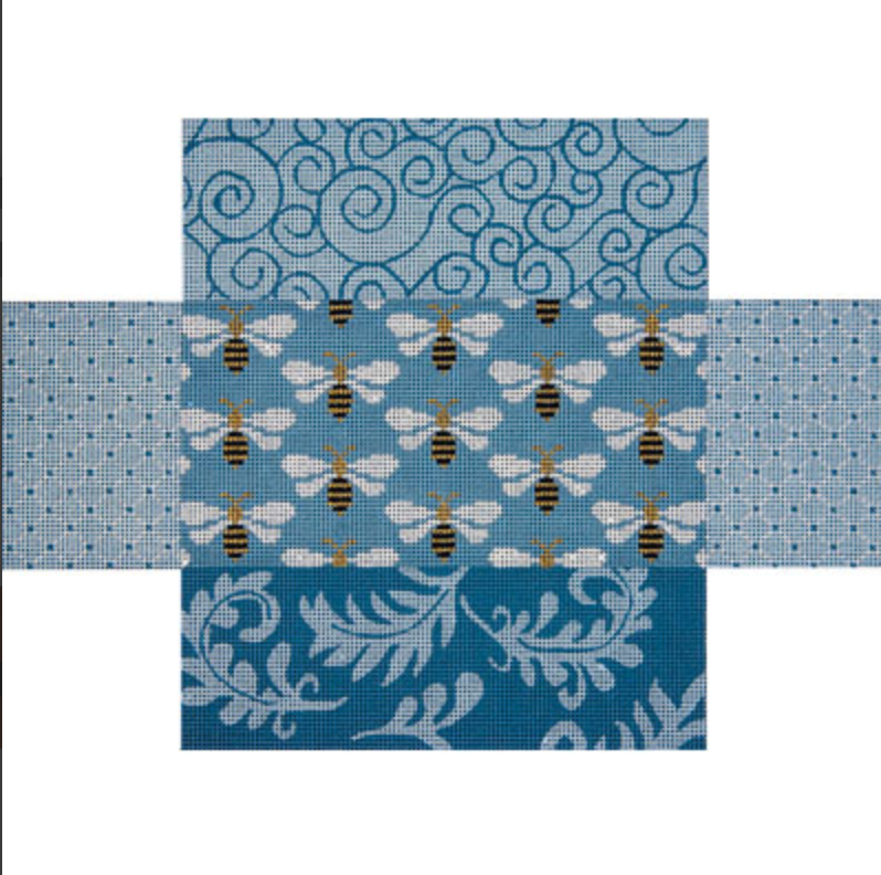 JP-BC033 Blue Patch Brick Cover