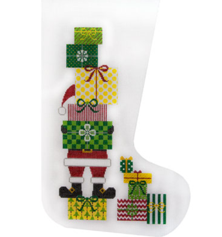 JP-X321 Santa with Packages Stocking