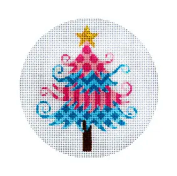 JP-X128 Pink and Blue Christmas Tree