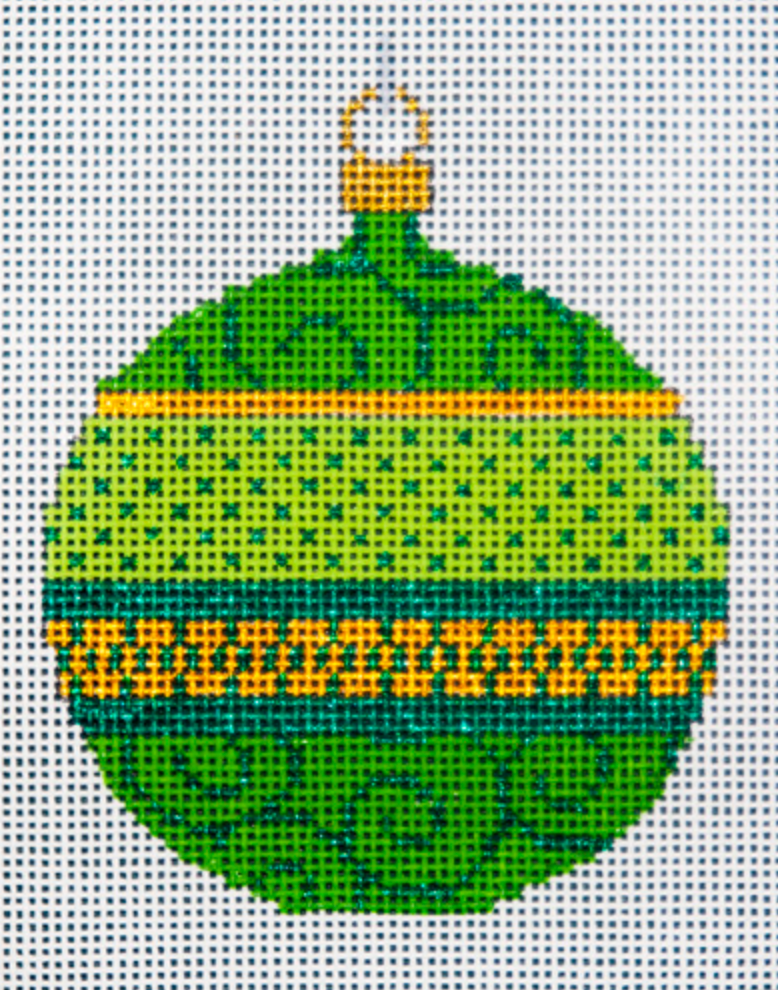 JP-X305-8 Green and Gold Ornament