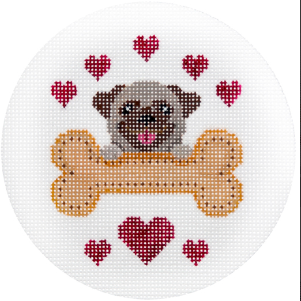 JP-X339 Pug Loves his Bone