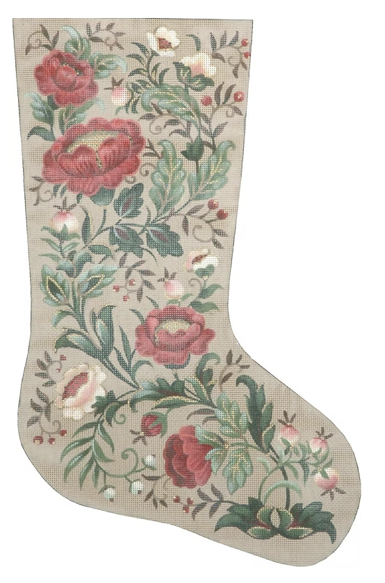 TTAXS273 Christmas Floral Stocking