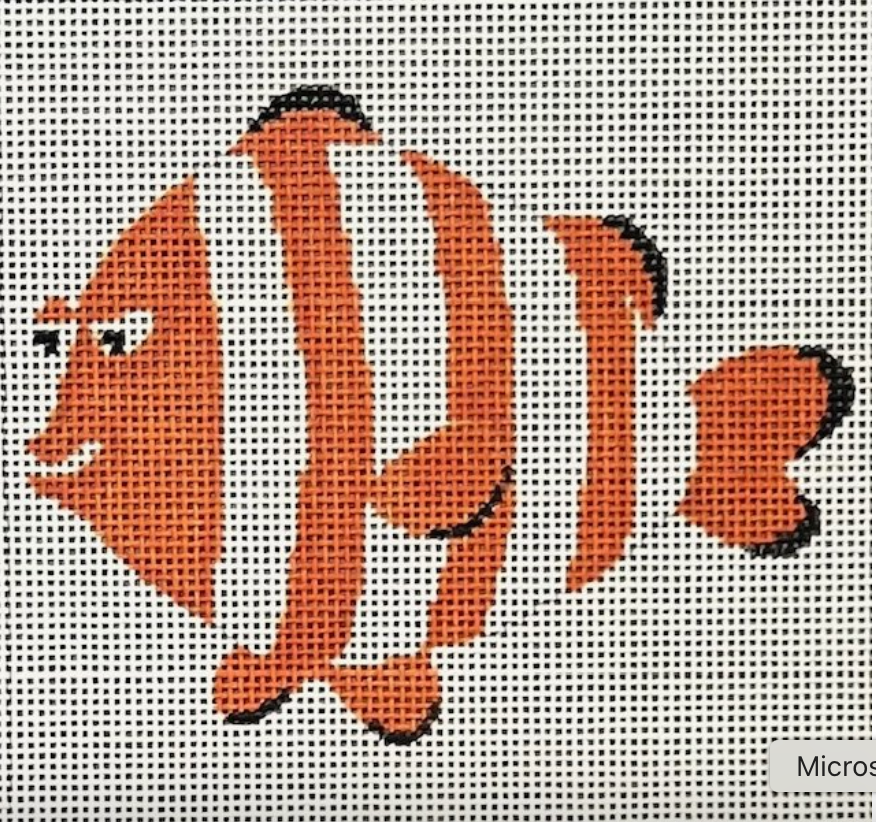 ASIT541 Orange and White Fish