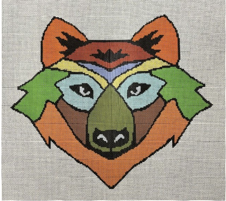 ASIT536 Colorful Wolf