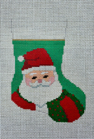 5471 Scarf Santa Mini Stocking