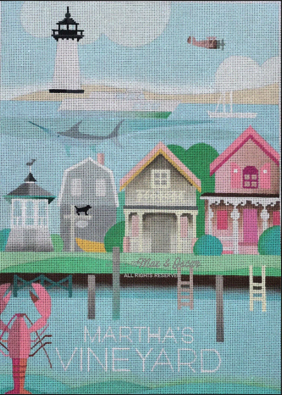 MO-US16 Martha's Vineyard Travel Poster