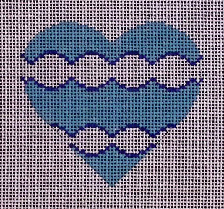 H-56 Lil Turquoise Heart
