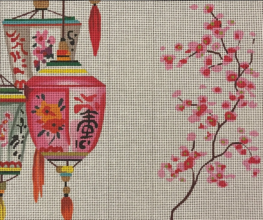 EY248 Paper Lanterns Eyeglass Case