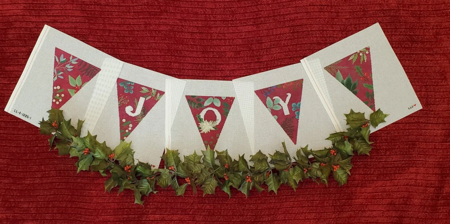 LL-BUN-1225 Botanical Joy Garland - Red