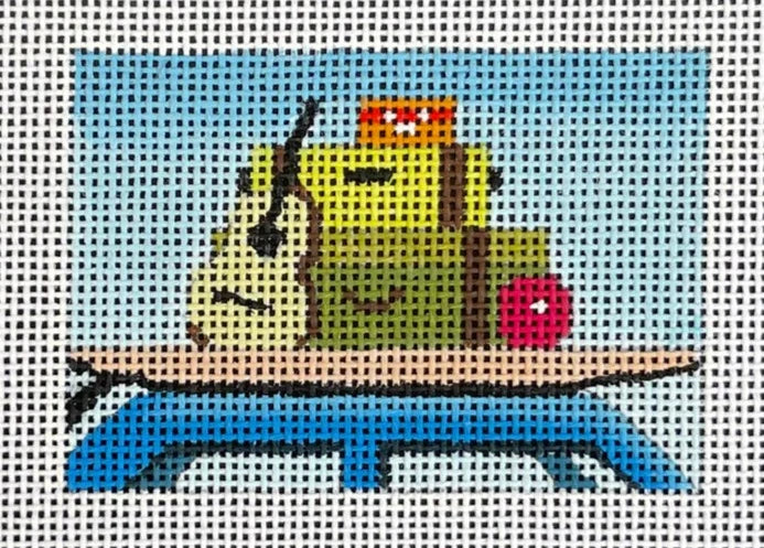 LT030 Beach Car Luggage Tag