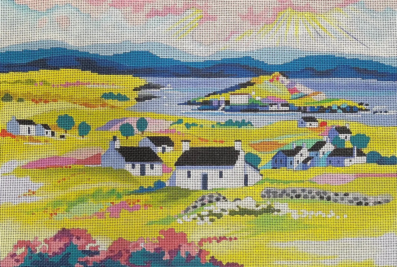 MC463 White Houses Landscape