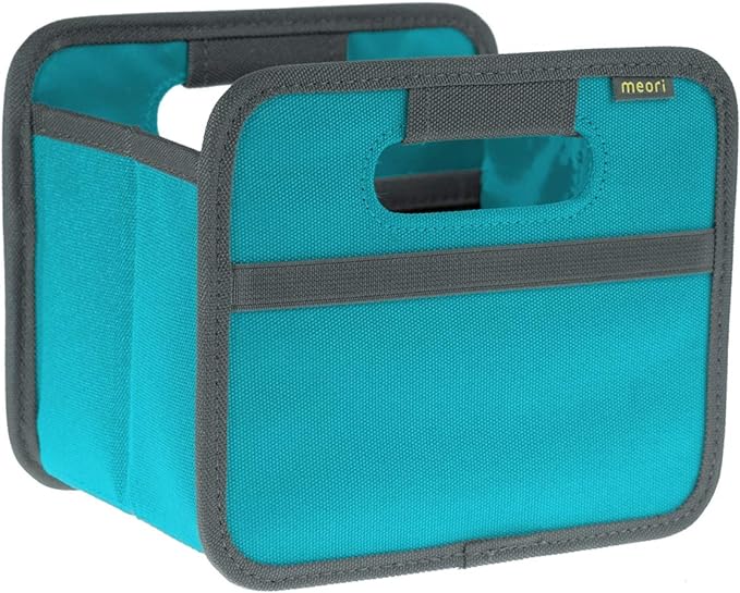  meori Mini Storage Box + Divider Insert Accessory, Collapsible  Organizer Bin, Fabric Storage Cube, Reusable Gift Box
