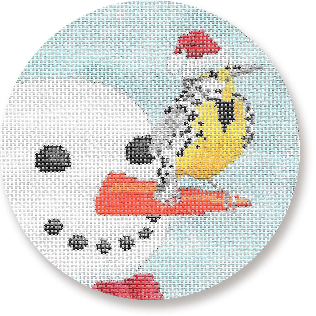 SC-XO06 Meadowlark and Snowman Friend