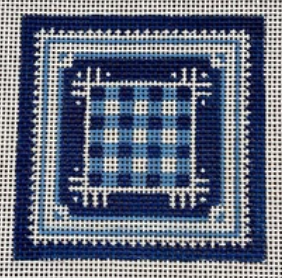 TA6203B Monogram Square - Blue