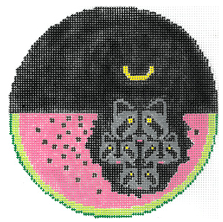 HC-O384 Watermelon Moon Ornament