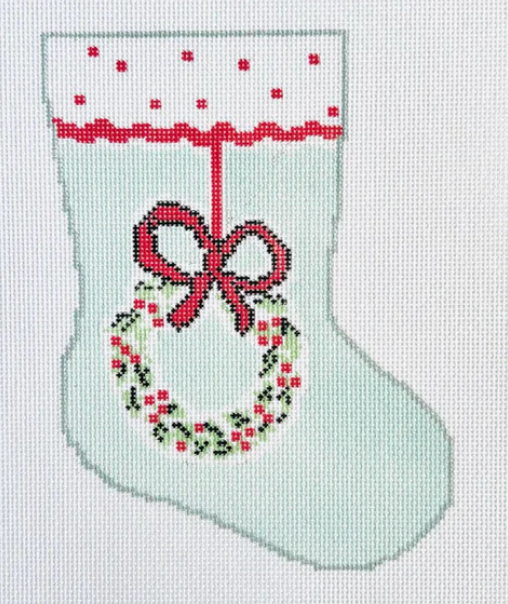 BS73 Wreath Mini Stocking