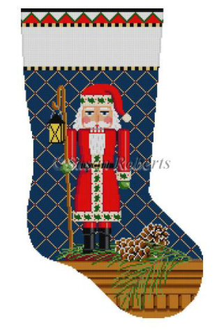 0179 Santa Nutcracker Stocking