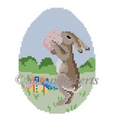 0440 Rabbit with Eggs Easter Egg