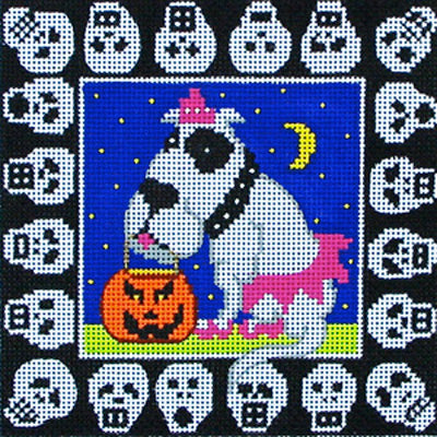 22029 Dog and Skulls