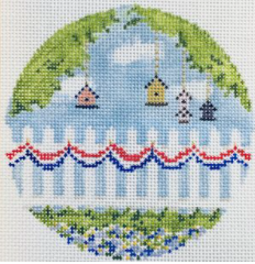 22G Picket Fence with Bunting