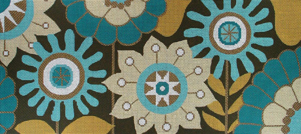 25028 Planted Pinwheels 2 Lumbar Pillow