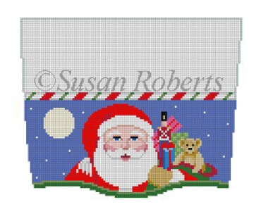 3116 Santa and Bag Stocking Topper