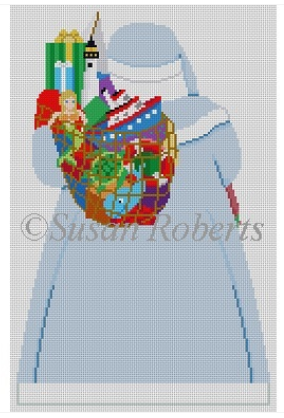 3396 Nautical Santa Tree Topper