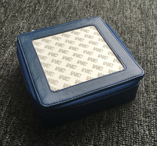 XLB5.5 Square Leather Case- Dark Blue