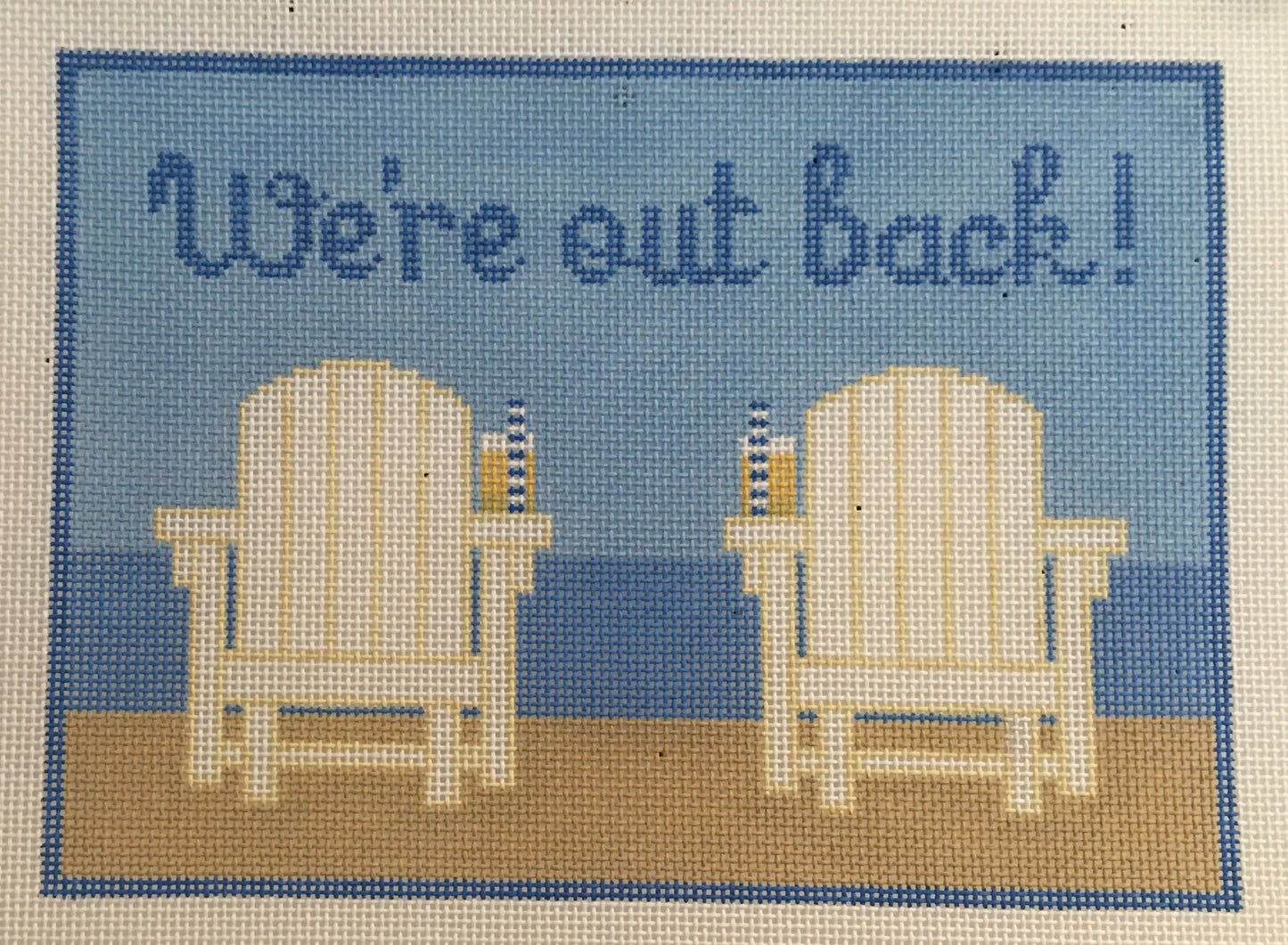 RD325B We're Out Back - Blue