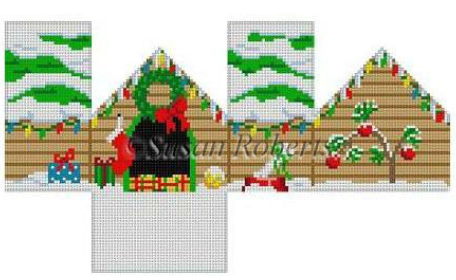 5509-18 Dog House 3D Mini House