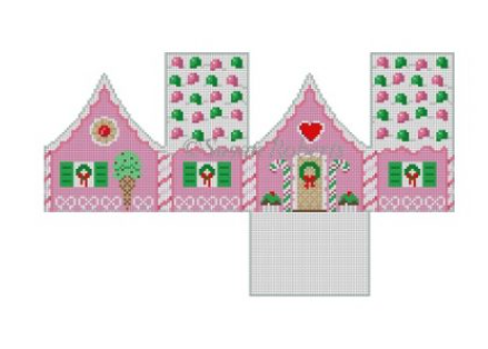 6256 Gumdrops and Peppermint 3D Gingerbread House
